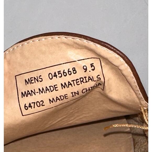 David Stone Men’s Size 9.5 Loafers Slip On Shoes Size Brown w/Buckle Accent - Picture 2 of 6